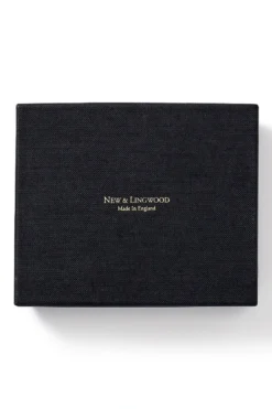 Burgundy Leather Bifold Wallet -Fashion-New and Lingwood leather credit card holder box 5