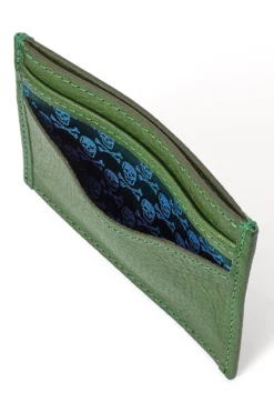 Lime Green Leather Credit Card Holder -Fashion-New and Lingwood lime leather credit card holder 4