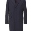 Navy Covert Coat