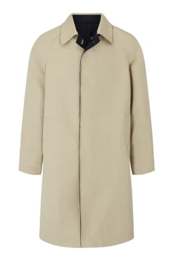 Cream Reversible Runcorn Overcoat -Fashion-New and Lingwood navy reversible runcorn sb overcoat