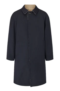 Cream Reversible Runcorn Overcoat -Fashion-New and Lingwood navy reversible runcorn sb overcoat 3