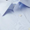 Pale Blue Poplin St James's Collar Tailored Fit Single Cuff Shirt