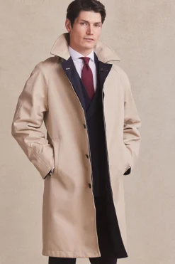 Cream Reversible Runcorn Overcoat