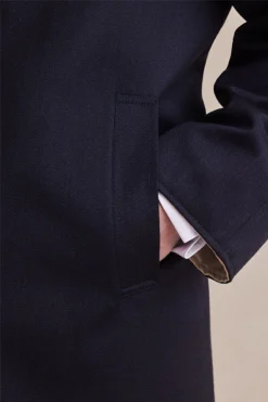 Cream Reversible Runcorn Overcoat -Fashion-New and Lingwood reversible runcorn 0003 layer 123