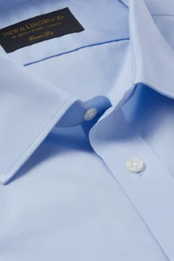 Pale Blue Poplin St James's Collar Classic Fit Shirt