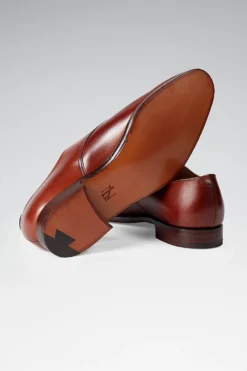 Chestnut Single Buckle Monk Shoes -Fashion-New and Lingwood single buck monk chsntb 2 1