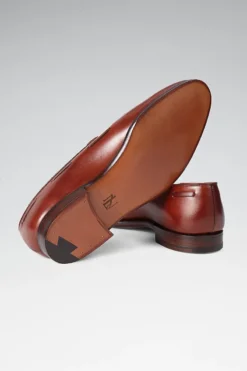 Chestnut Calf Leather Tassel Loafers -Fashion-New and Lingwood tassel loafers chsntb 2 1