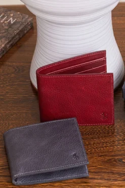 Burgundy Leather Bifold Wallet