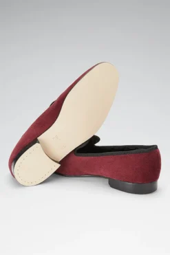 Wine Skull & Crossbones Velvet Slippers -Fashion-New and Lingwood wine skull crossbones velvet slippers sole